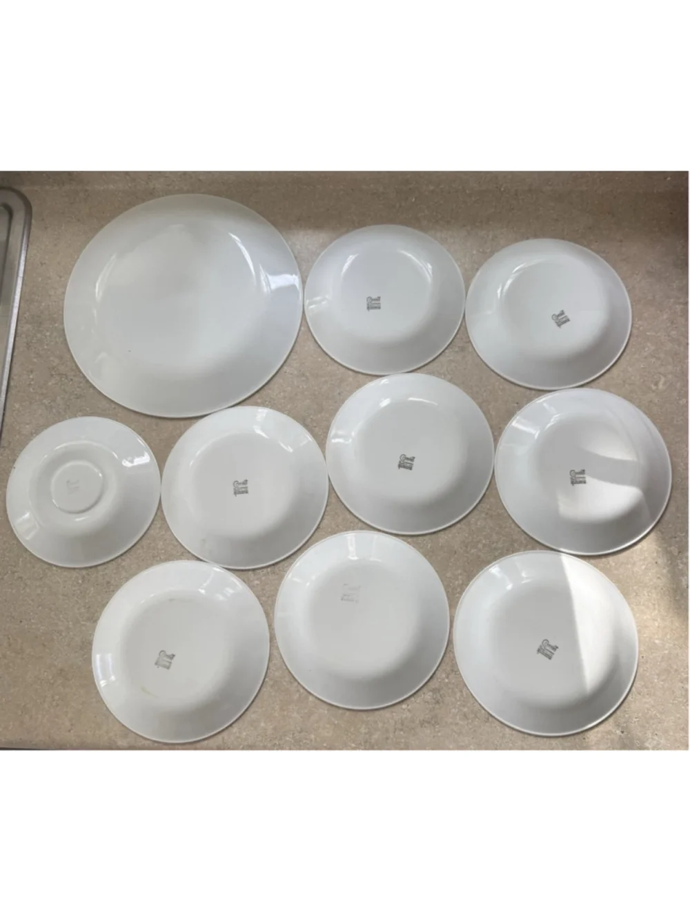 SET 10 Vintage Corelle Crazy Daisy SpringBlossom 1 Dinner 1 Saucer 8 Salad Plate